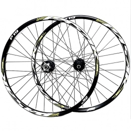 DYB Spares Bike Rim Mountain Bike Wheelset 26 / 27.5 / 29 Inch MTB Double Wall Alloy Rims Disc Brake QR Fiywheel Hubs Sealed Bearing 7-11 Speed 32H Quick Release Axles Bicycle Accessory