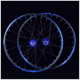 Bike Rim MTB Bicycle Wheelset 26 27.5 29 In Mountain Bike Wheel Double Layer Alloy Rim Sealed Bearing 7-11 Speed Cassette Hub Disc Brake 1100g QR 24H Quick Release Axles Bicycle Accessory