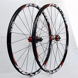 DYB Spares Bike Rim MTB Mountain Bike Wheel 26 / 27.5 Inch Bicycle Wheelset CNC Double Wall Alloy Rim Carbon Fiber Hub Sealed Bearing Disc Brake QR 7-11 Speed Quick Release Axles Bicycle Accessory