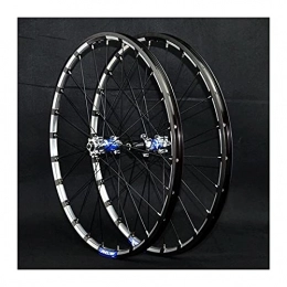 DYB Spares Bike Rim MTB Wheelset 26 / 27.5inch Thru?axle Mountain Bike Front + Rear Wheel Disc Brake Double Wall 7 / 8 / 9 / 10 / 11 / 12 Speed 24 Holes Quick Release Axles Bicycle Accessory