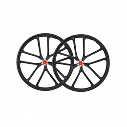 Jabroyee Spares Bike Wheel Set 20-inch Mountain Bike Cycling Wheel Set Magnesium Alloy Disc Brake Wheel Widely Compatible Bike Replacement Wheel Set