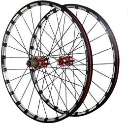 AIFCX Spares Bike Wheel Set 26 Inch Carbon Fiber MTB Mountain Bike Bicycle Wheel Set Ultra Light Alloy Rim Carbon Hub Wheels Wheelset Rims, Black-26 Inch