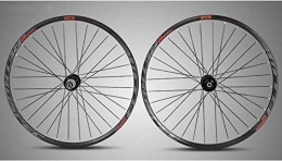 Mnjin Mountain Bike Wheel Bike Wheel Tyres Spokes Rim 29 Inch Mountain Bike Wheelset, Double Wall Wheel Rims Aluminum Alloy MTB Rim Fast Release Disc Brake Hybrid 32-Hole Palin Bearing 8 9 10-11 Speed