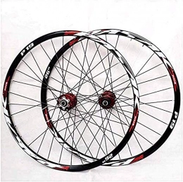 Mnjin Mountain Bike Wheel Bike Wheel Tyres Spokes Rim Mountain bike wheelset, 29 / 26 / 27.5 inch bicycle wheel (front + rear) double-walled aluminum alloy rim quick release disc brake 32H 7-11 speed
