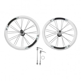 Alomejor Mountain Bike Wheel Bike Wheels Aluminum Alloy Mountain Bike Wheelset Front 100mm / 3.9in, Back 135mm / 5.3in 24 Holes(Silver)