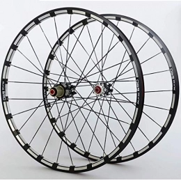 MIAO Spares Bike Wheels Mountain Bike Wheelset Alloy Double Wall Rim Carbon Core F2 R5 Palin Bearing Quick Release Disc Brake 9 10 11 Speed 1742g