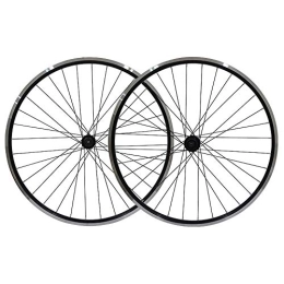 LRBBH Mountain Bike Wheel Bike Wheels Mountain Bike Wheelset Aluminium Alloy Double Wall Rim V Brake, 32 Spokes Front Wheel Rear Wheel Effortless / 26 inches / C