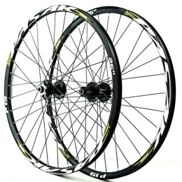 AWJ Spares Bike Wheels Wheelset Bike MTB 26 / 27.5 / 29 Inch Mountain Cycling Wheels Quick Release Disc Brake Fit 7 / 8 / 9 / 10 / 11 / 12 Speed Cassette Aluminum Alloy Rim 32 Holes