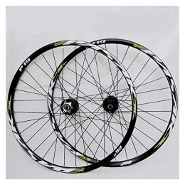 CHICTI Spares Bike Wheelset 26 27.5 29in Cycling Mountain Disc Brake Wheel Set Quick Release Front 2 Rear 4 Palin Bearing 32H 7 / 8 / 9 / 10 / 11 Speed (Color : A, Size : 27.5in)