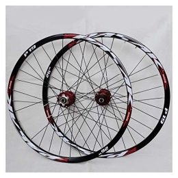NEZIAN Spares Bike Wheelset 26 27.5 29in Cycling Mountain Disc Brake Wheel Set Quick Release Front 2 Rear 4 Palin Bearing 32H 7 / 8 / 9 / 10 / 11 Speed (Color : B, Size : 27.5in)
