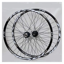 CHICTI Spares Bike Wheelset 26 27.5 29in Cycling Mountain Disc Brake Wheel Set Quick Release Front 2 Rear 4 Palin Bearing 32H 7 / 8 / 9 / 10 / 11 Speed (Color : E, Size : 27.5in)