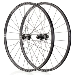 Auoiuoy Spares Bike Wheelset, 26 / 27.5 Inch Mountain Bike Wheels Disc Brake Ultralight Alloy MTB Rim Fast Release 32 Holes 8 / 9 / 10 / 11 Speed, C-26inch