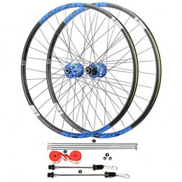 DGHJK Spares Bike Wheelset 26 Inch 29er, Double Wall Aluminum Alloy Discbrake Quick Release Hybrid / Mountain Sealed Bearings 8 / 9 / 10 / 11Speed