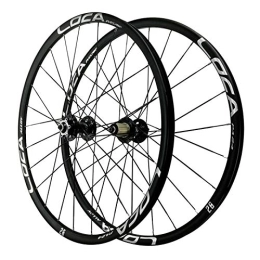 SJHFG Mountain Bike Wheel Bike Wheelset, 26 Inch Cycling Wheels Mountain Bike 4 Bearing 8 / 9 / 10 / 11 / 12 Speed Quick Release Wheel (Color : Black, Size : 26INch)