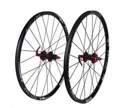 BUCKLOS MTB Bicycle Wheelset Carbon Hub, 26 27.5 29 inch Mountain Bike Quick Release Wheelsets with Alloy Rim, 7-11 Speed Wheel Hubs Disc Brake, Double Wall Flat spokes Wheelset 25mm Width 24H