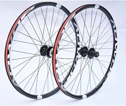 BZLLW Spares BZLLW Bike Wheel, Bike Wheelset, MTB Wheels 26 27.5 29Inch Mountain Bike Wheelset Double Wall Rims Disc Brake 8-10s Cassette Hub 32H QR (Color : White, Size : 29in)
