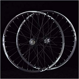 BZLLW Spares BZLLW Bike Wheel, MTB Bicycle Wheelset 26 27.5 29inch Mountain Bike Wheel Double Layer Alloy Rim Sealed Bearing 7-11 Speed Cassette Hub Disc Brake 1100g QR 24H (Color : Black, Size : 27.5inch)