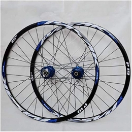 CAISYE Spares CAISYE 26 / 27.5 / 29 Inch Bicycle Wheel (Front + Rear) Mountain Bike Wheelset, Double Walled Aluminum Alloy MTB Rim Fast Release Disc Brake 32H 7-11 Speed Cassette, A, 26IN