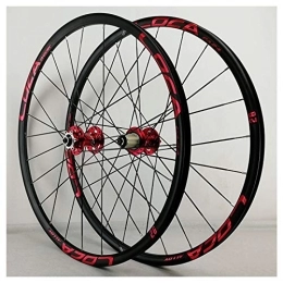 CAISYE Spares CAISYE Mountain Bike Wheelset 26 / 27.5 Inch Fixed Gear(Front Rear), Bike Wheel Set, Bicycle Wheel (Front + Rear) Double-Walled Aluminum Alloy Rim Quick Release Disc Brake 7-12 Speed, 26IN