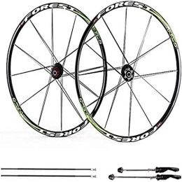 CAISYE Mountain Bike Wheel CAISYE MTB Bicycle Wheelset 26 / 27.5 Inch, Ultra-Light Bicycle Wheels Aluminum Alloy Double Wall Rims V-Brake Disc Brake Quick Release Palin Bearing 8 / 9 / 10 / 11 Speed ​​100Mm, A, 26IN