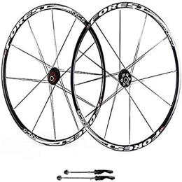 CAISYE Mountain Bike Wheel CAISYE MTB Bicycle Wheelset 26 / 27.5 Inch, Ultra-Light Bicycle Wheels Aluminum Alloy Double Wall Rims V-Brake Disc Brake Quick Release Palin Bearing 8 / 9 / 10 / 11 Speed ​​100Mm, C, 26IN