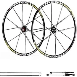 CAISYE Mountain Bike Wheel CAISYE MTB Bicycle Wheelset 26 / 27.5 Inch, Ultra-Light Bicycle Wheels Aluminum Alloy Double Wall Rims V-Brake Disc Brake Quick Release Palin Bearing 8 / 9 / 10 / 11 Speed ​​100Mm, D, 26IN