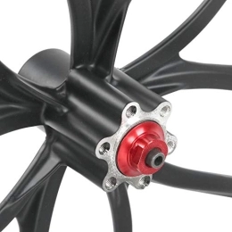 Gedourain Spares Casette Wheel Set, Quick Release Professional Black DIY Installation Disc Brake Wheel for Mountain Bike