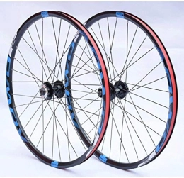CDFC Spares CDFC 26 27.5 29 inch mountain bike bicycle rim wheel set MTB double wall rims disc brake 8-10 Speed Cassette 32H QR, 26 inch