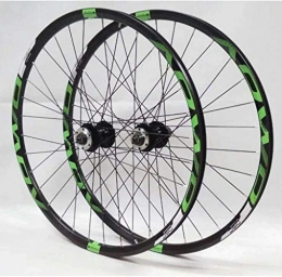 CDFC Spares CDFC Bicycle rim 26 27.5 29 inch mountain bike wheel set MTB double wall rims disc brake 8-10 Speed Cassette 32H QR, 26 inch