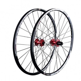 CDSL Spares CDSL 26 / 27.5 / 29 Inch Mountain Bike Wheel Set Ultralight Barrel Shaft Disc Rim Brake Sealed Bearings Hub (Size : 26inch)