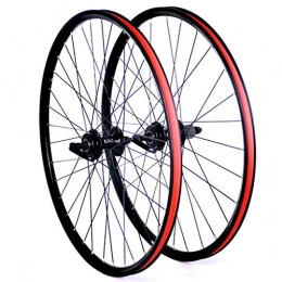 CDSL Mountain Bike Wheel CDSL 26 / 27.5 Inch Mountain Bike Wheel Set Double Wall Rotating Flying Disc Brake 32H (Size : 26inch)