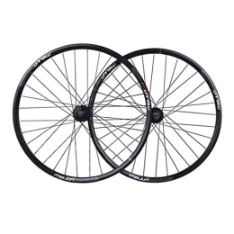 CHICTI Spares CHICTI 26" / 20" Inch Mountain Bike Wheelset MTB Double Wall Aluminum Alloy Disc Brake Cycling Bicycle Wheels 32 Hole Rim 6 / 7 / 8 / 9 Speed (Size : 26in)