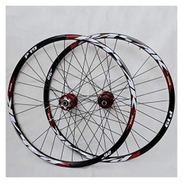 CHICTI Spares CHICTI 26 / 27.5 / 29inch Mtb Wheel Front Rear Wheel Set Double Wall Disc Brake 7 / 8 / 9 / 10 / 11 Speed Quick Release Hollow Hub Outdoor (Color : A, Size : 29IN)