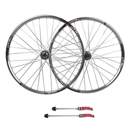 CHICTI Spares CHICTI 26 Inch Bike Bicycle Wheels Double Wall Ultralight MTB Rim Disc Brake Hybrid 32 Hole Disc 7 8 9 Speed 100mm Outdoor (Size : 26inch)