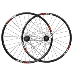 CHICTI Spares CHICTI 27.5" 29" Mountain MTB Bike Wheel Set Disc Brake Bicycle Double Wall Alloy Rim Quick Release 7 8 9 10 Speed Freewheel 32H (Size : 27.5in)