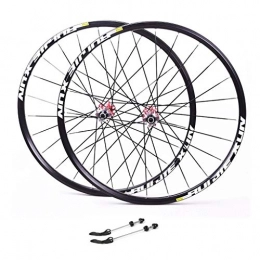 CHICTI Spares CHICTI 27.5 Inch Mountain Bike, Bicycle Bike Wheelset Aluminum Alloy Double Wall Rim Disc V-Brake Sealed Bearings 8 / 9 / 10 / 11 Speed Outdoor (Color : A, Size : 27.5)