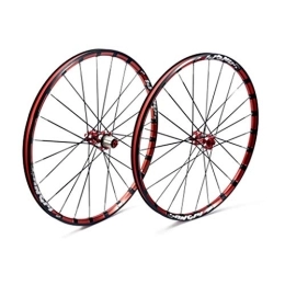 CHICTI Spares CHICTI 27.5inch Road Bike Wheelset, Double Wall Quick Release Disc / V-Brake MTB Rim Sealed Bearings Hub Outdoor (Color : B, Size : 27.5inch)