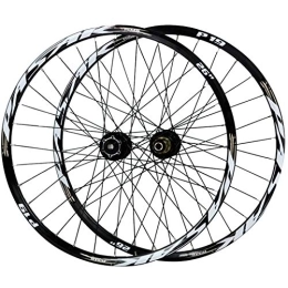 CHICTI Spares CHICTI Cycling Wheels, 26 / 27.5 / 29 Inch Bicycle Wheel Double Wall MTB Rim 32 Holes Disc Brakes 7-11 Speed Flywheel Outdoor (Color : Black, Size : 29in)