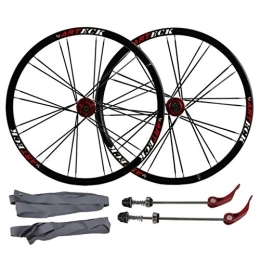 CHICTI Spares CHICTI Mountain Bike 26 Inch, MTB Bicycle Wheelset Double Wall Quick Release Disc Brake Sealed Bearings Compatible 8 / 9 / 10 Speed Outdoor (Color : C, Size : 26inch)