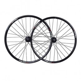 CHICTI Spares CHICTI Mountain Bike Wheelset 26 20 Inch Double Layer Wall Alloy Rim MTB Hub Disc Brake Quick Release 6 7 8 9 Speed 32H (Size : 20in)