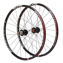 CHICTI Spares CHICTI Mountain Bike Wheelset 26 / 27.5 / 29 Inches MTB Double Wall Aluminum Alloy Disc Brake Cycling Bicycle 24 Hole Rim 9 / 10 / 11 Cassette Wheels (Size : 27.5in)