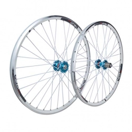 CHICTI Spares CHICTI Mountain Bike Wheelset 26, Double Wall Rim Quick Release Bicycle V-brake / Disc Brake Hybrid 7 8 9 10 Speed 32 Holes Outdoor (Size : 26inch)