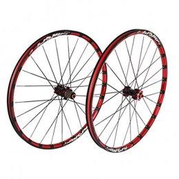 CHICTI Spares CHICTI Mountain Bike Wheelset 27.5 Double Layer Alloy Rim Quick Release Sealed Bearing 8 9 10 Speed Disc Brake With Straight Pull Hub 24 Holes