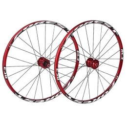 CHICTI Spares CHICTI Mountain Bike Wheelset MTB Bicycle 26 27.5inch Milling Trilateral Sealed Bearing Wheels 24H Rim Front 12 * 100 Rear 15 * 135 Outdoor