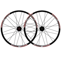 CHICTI Spares CHICTI Mtb Wheels 24 Inch Mountain Bike Wheelset Quick Release Hub Aluminum Alloy Double Wall Rim Disc Brake 7 8 9 Speed Outdoor (Color : A)