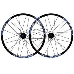 CHICTI Spares CHICTI Mtb Wheels 24 Inch Mountain Bike Wheelset Quick Release Hub Aluminum Alloy Double Wall Rim Disc Brake 7 8 9 Speed Outdoor (Color : B)