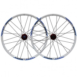 CHICTI Spares CHICTI Mtb Wheels 24 Inch Mountain Bike Wheelset Quick Release Hub Aluminum Alloy Double Wall Rim Disc Brake 7 8 9 Speed Outdoor (Color : E)