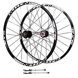 CHP Spares CHP 26 / 27.5In Bicycle Wheelset Hybrid Mountain Bike Wheels Double Wall MTB Rim Disc Brake Ultralight Carbon Fiber Quick Release 24H 9 / 10 / 11 Speed Bicycle Hub Dynamo (Color : 27.5in)
