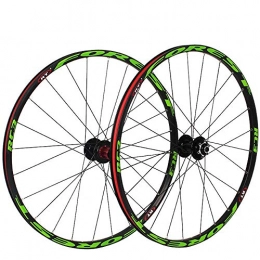 CHP Mountain Bike Wheel CHP 27.5-Inch Bicycle Wheelset Rear Wheel, Double-Walled MTB Rim Quick Release Wheelset Disc Brake Palin Bearing Mountain Bike 24 Perforated Disc 8 / 9 / 10 Speed (Color : 26in)