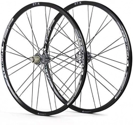 CHP Mountain Bike Wheel CHP 27.5 inch bicycle wheelset, ultralight rim double-walled aluminum alloy cycling wheels disc brake Fast release mountain bike rims 8-11 speed (Color : Silver)